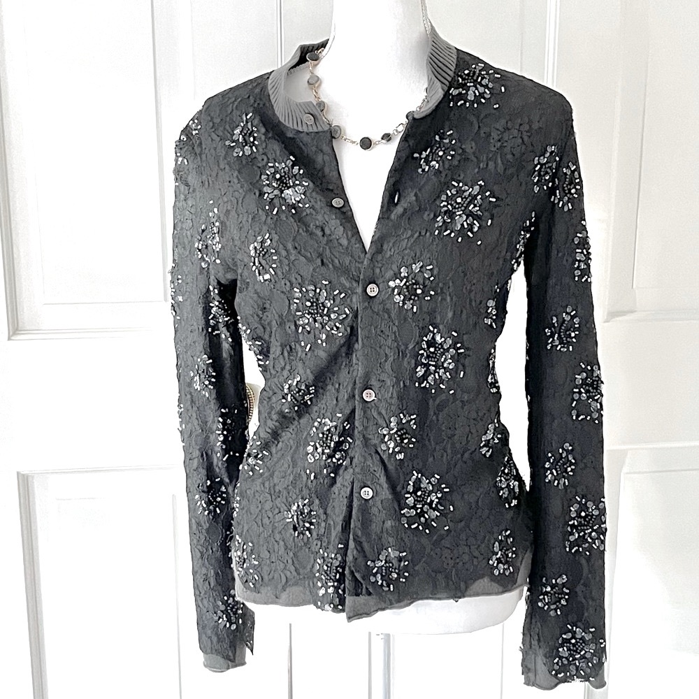 Junya Watanabe Comme des Garcons gray cardigan M